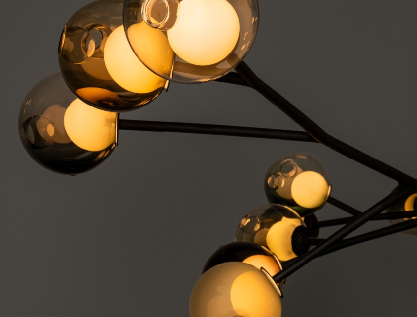 Bocci 28 Armature hanglamp met staalstructuur