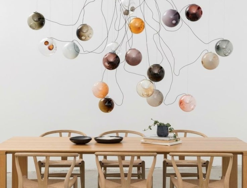 Bocci 28 Sculptural hanglamp met kabelsculptuur