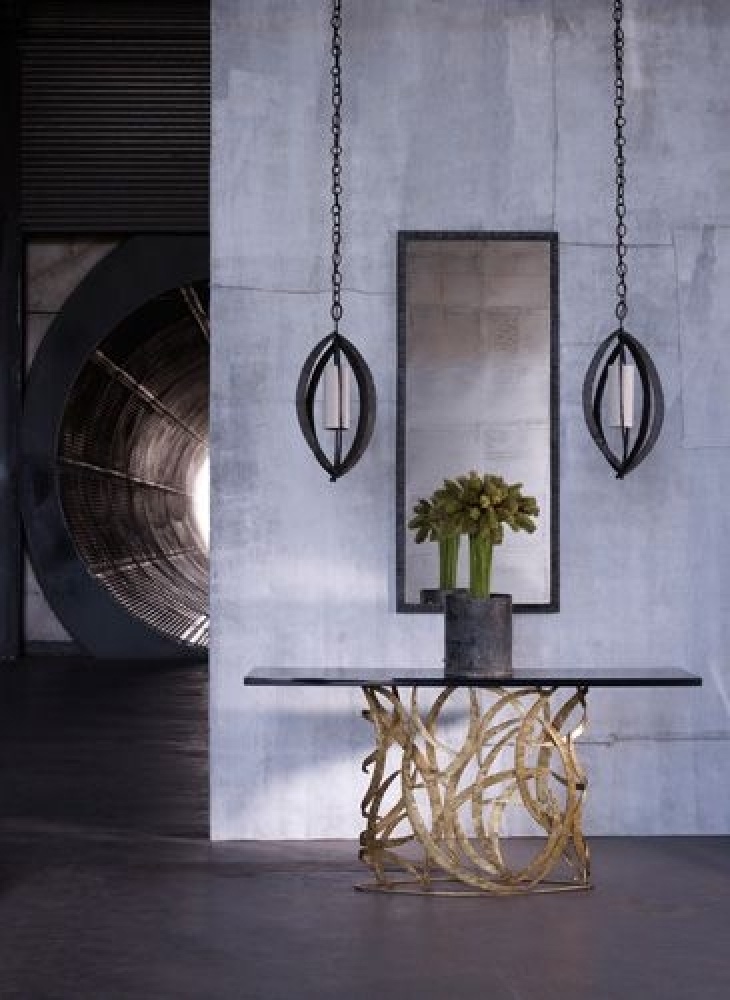 Porta Romana Elliptical Miro Console Table