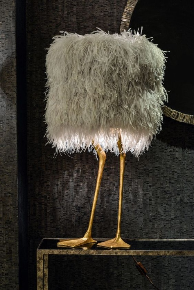 Porta Romana Duck Feet with Feathers