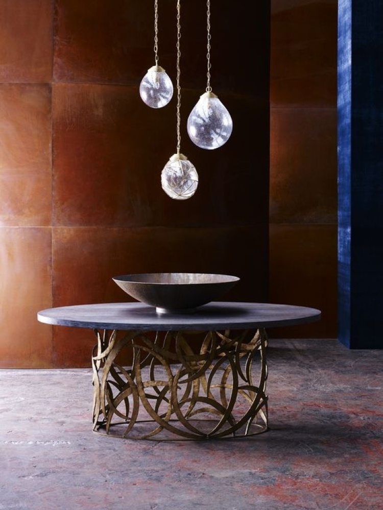 Porta Romana Elliptical Miro Console Table