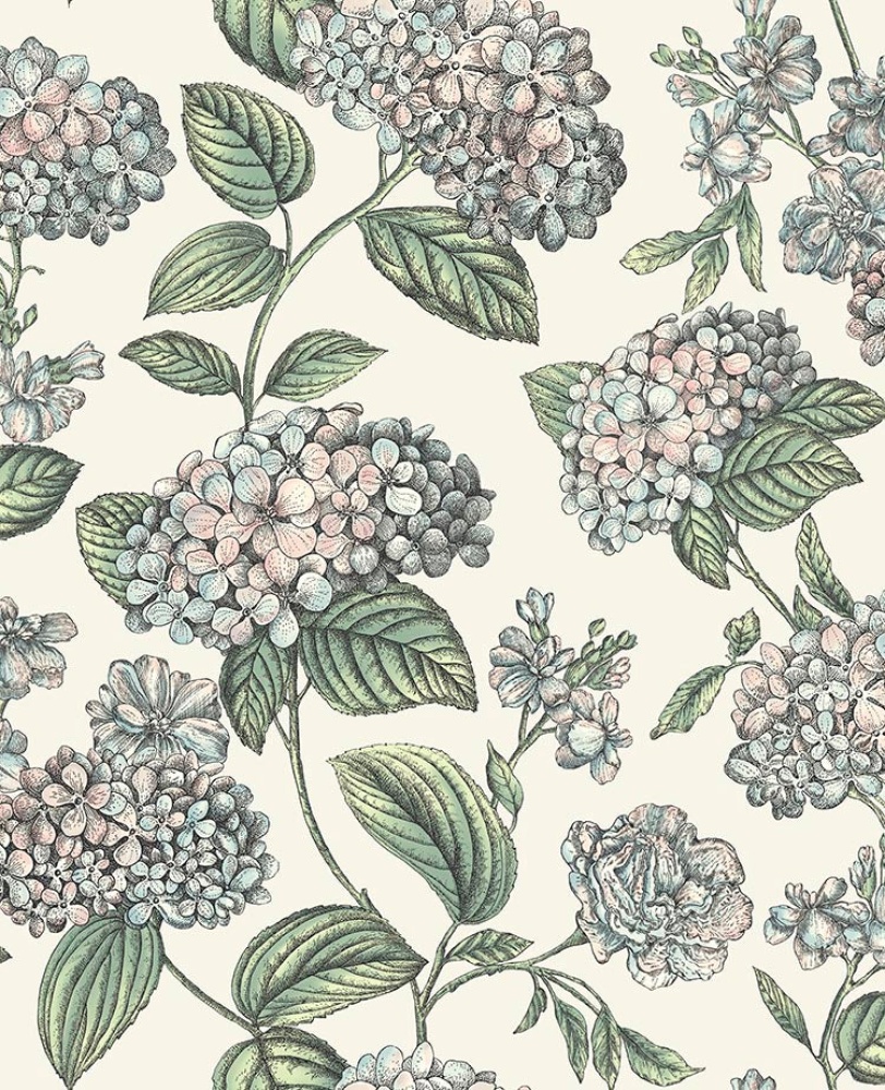 Cole & Son, Fornasetti Tempo II, Ramo di Ortensia
