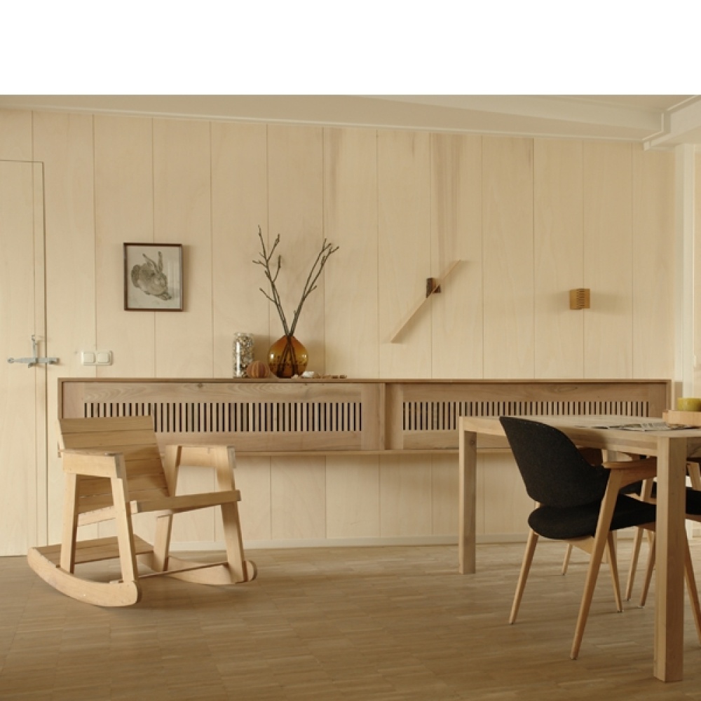 Pilat & Pilat Touter armchair and Meint wall unit