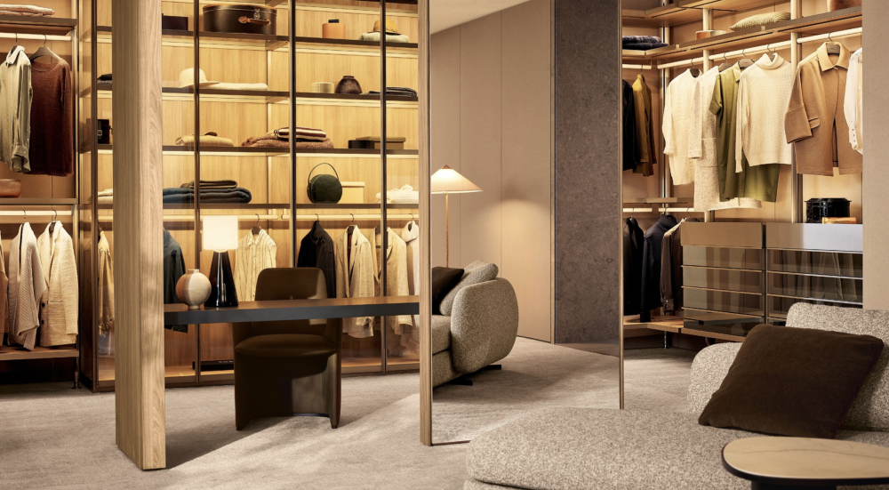 Poliform Lexington walk-in closet