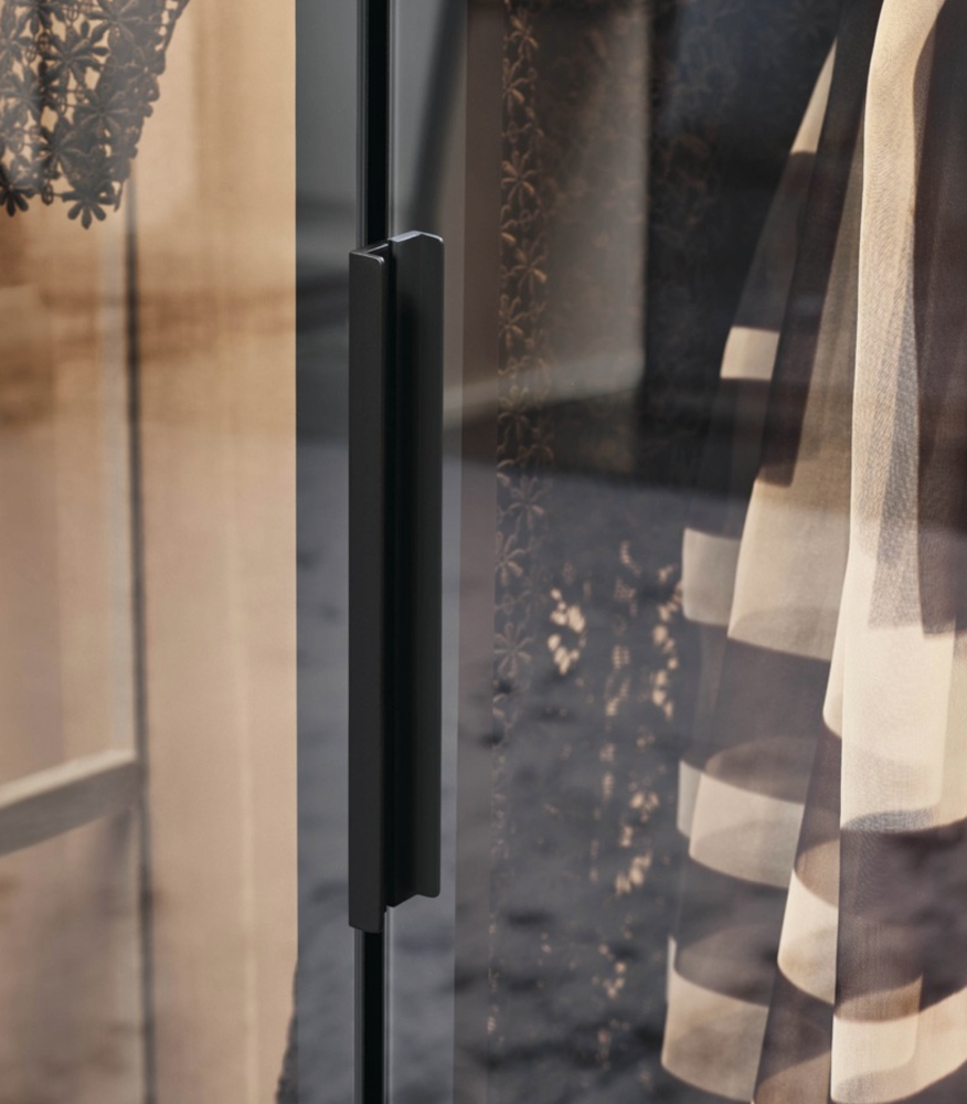 Poliform Senzafine with glass doors