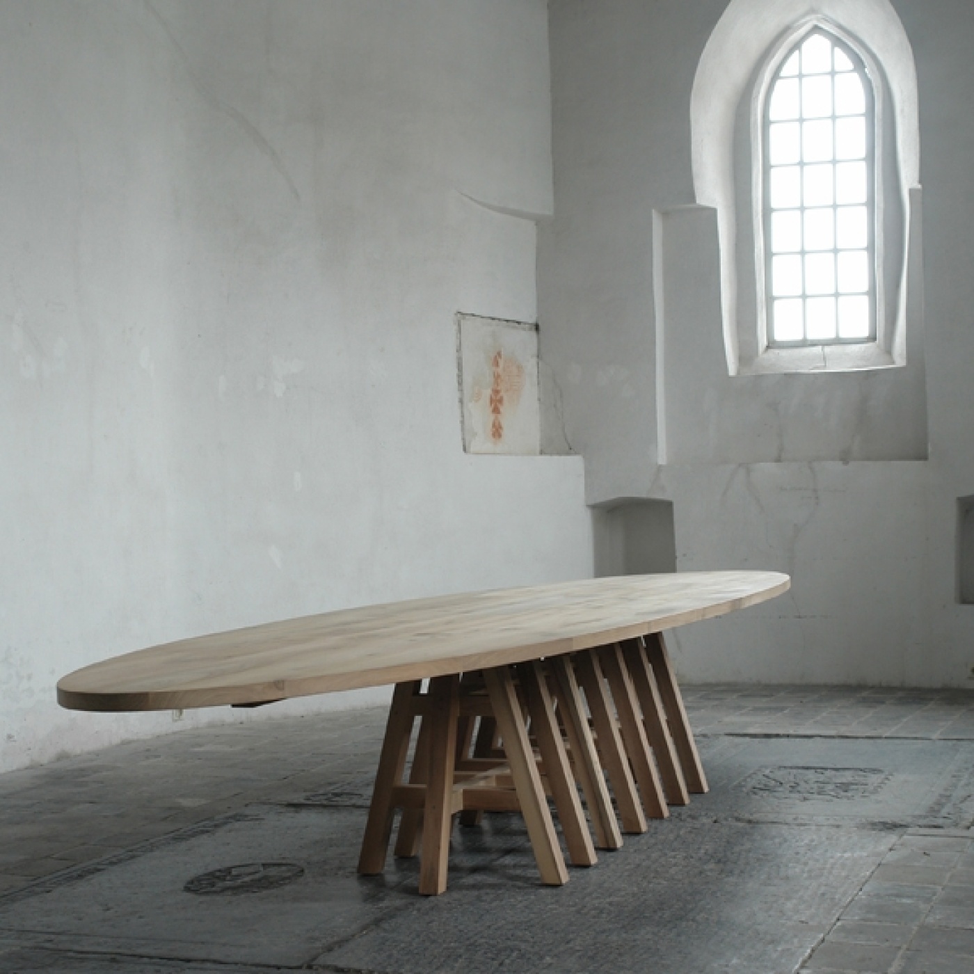 Massief houten tafel van Pilat&Pilat